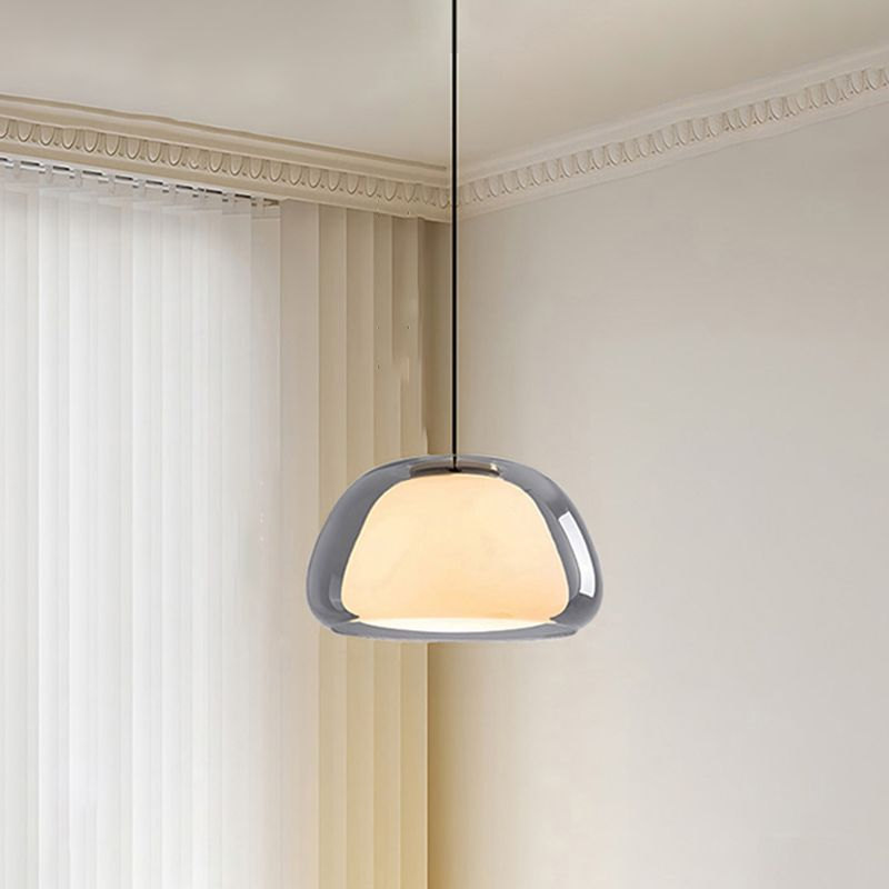 Lampe Suspendue Moderne En Verre Au Lait Pour Une Ambiance Élégante