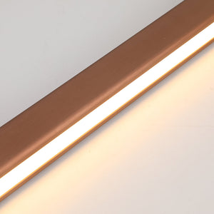 Thala Suspension Linéaire Moderne Noir/Marron Salon - Neutralighting