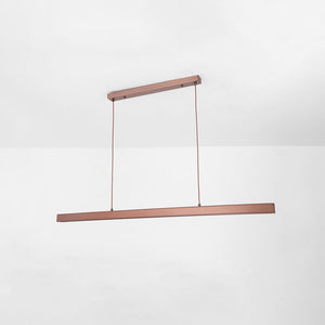 Thala Suspension Linéaire Moderne Noir/Marron Salon - Neutralighting
