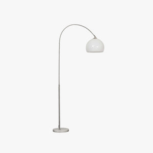 Mira Lampadaire Dôme Moderne Métal/Marbre/Acrylique Blanc/Orange Salon - Neutralighting