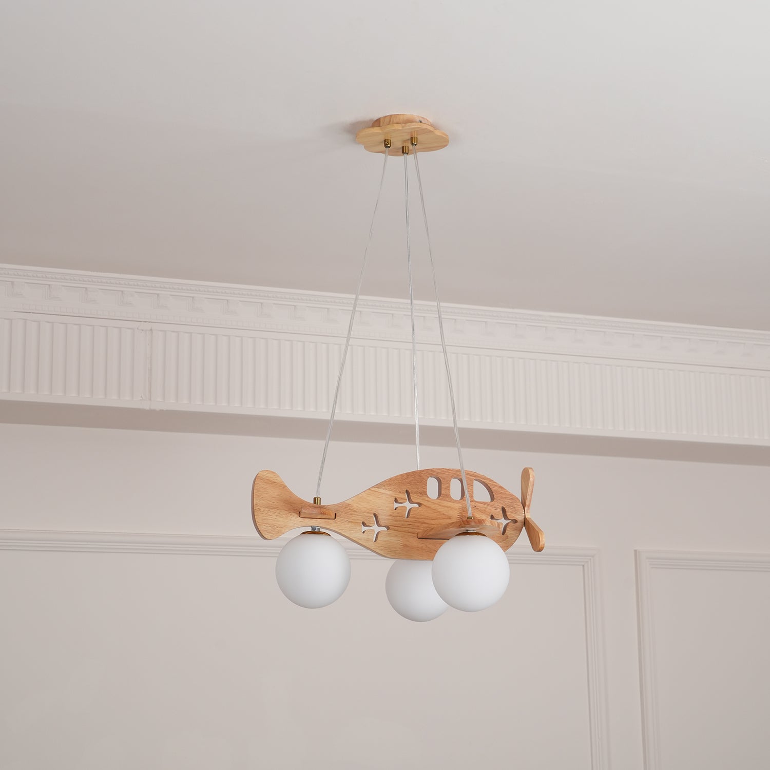 Virelith Suspension Artistique en Bois - Neutralighting
