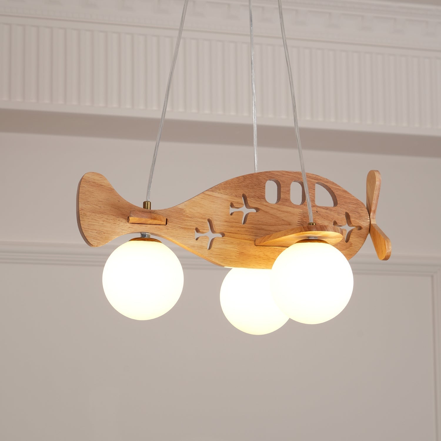 Virelith Suspension Artistique en Bois - Neutralighting