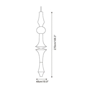 Zyora Lampe Suspendue Sculpturale en Papier - Neutralighting