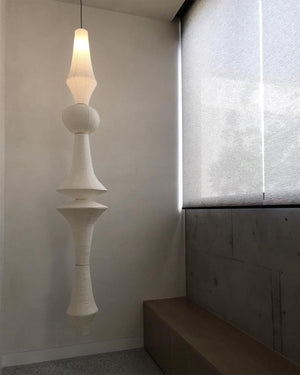 Zyora Lampe Suspendue Sculpturale en Papier - Neutralighting