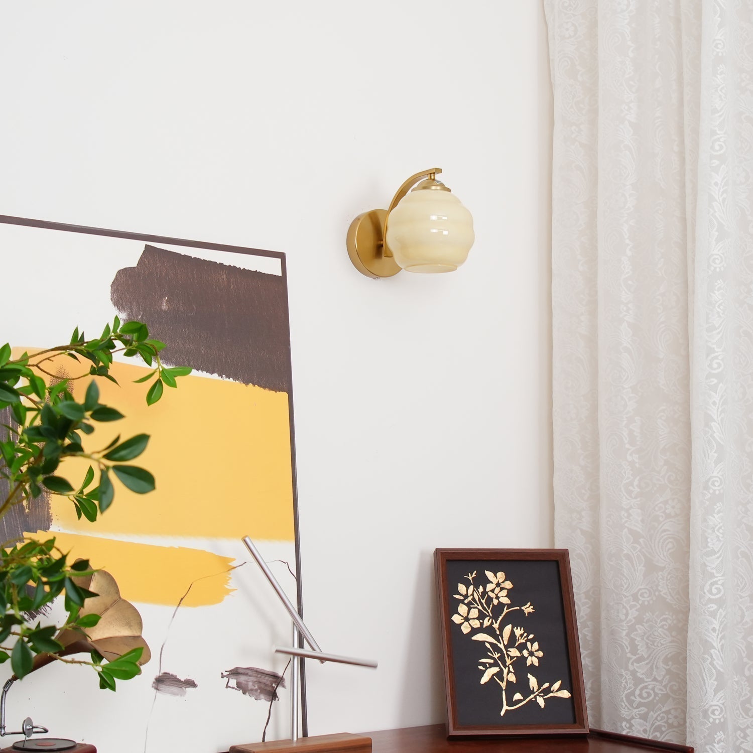 Lustra Applique Murale Art Déco Verre Vintage - Neutralighting