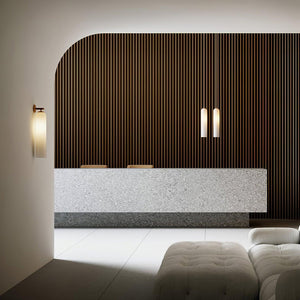 June Applique Murale Intérieure Cylindrique & Verre - Neutralighting