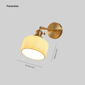 Xani Applique Murale Géométrique Vintage. Métal/Céramique. Blanc. Chambre - Neutralighting