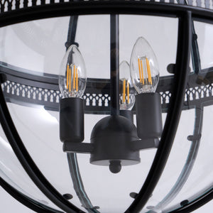 Edward Suspension Rétro en Verre - Neutralighting