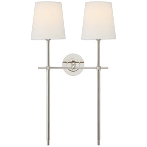 Theodore Applique Murale en Laiton et Tissu - Neutralighting