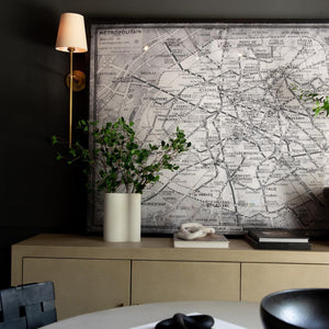Theodore Applique Murale en Laiton et Tissu - Neutralighting