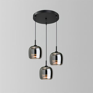 June Suspension Luminaire Design Verre Gris Fumé - Neutralighting