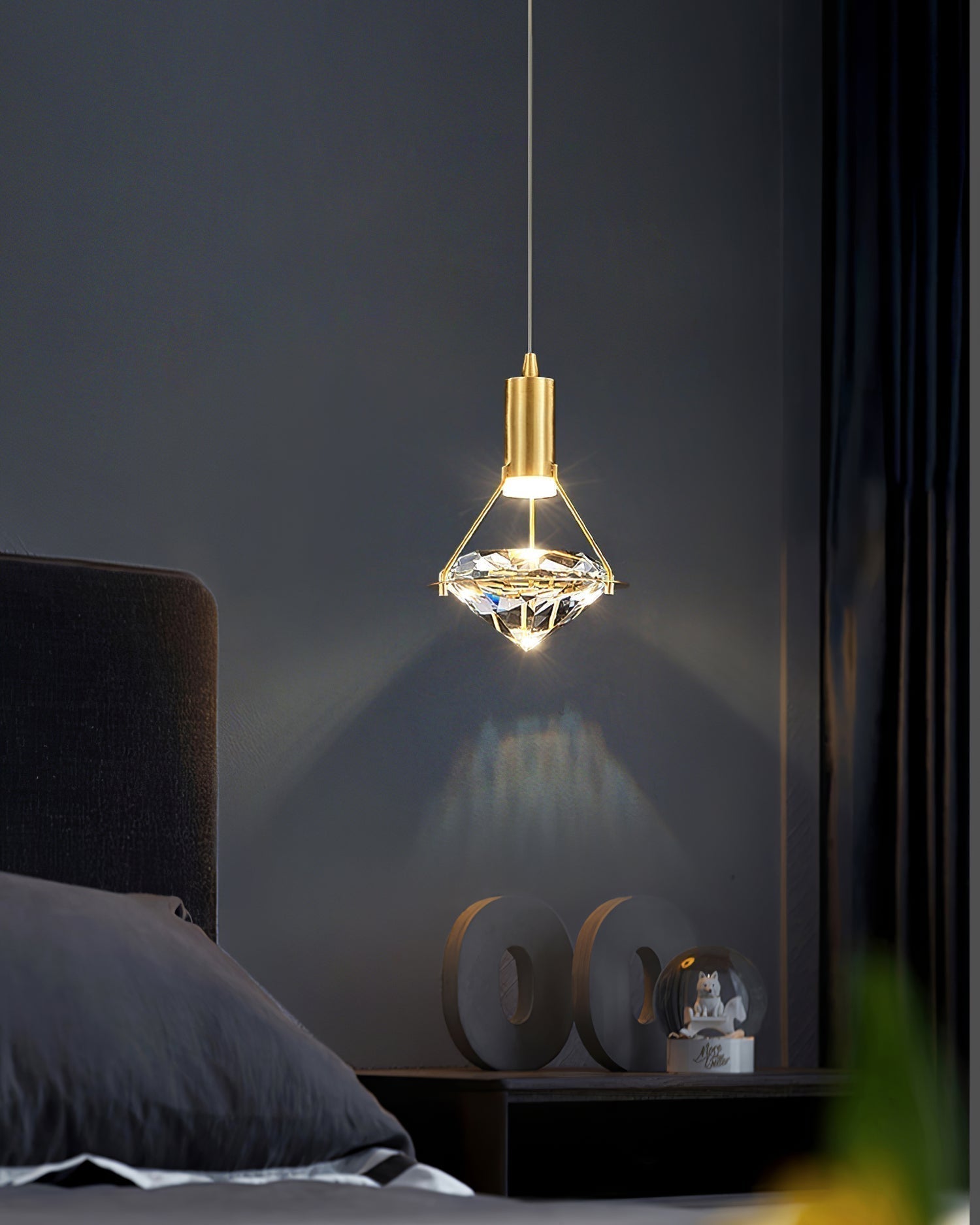 Elysianire Suspension Laiton Cristal Élégante - Neutralighting