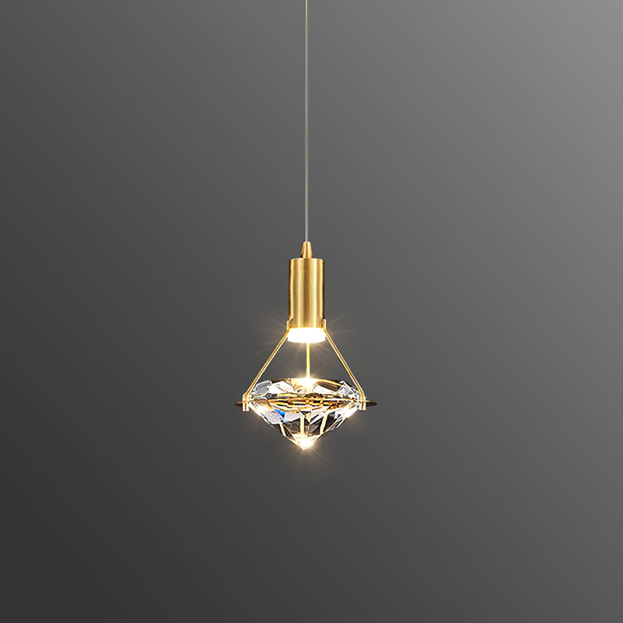 Elysianire Suspension Laiton Cristal Élégante - Neutralighting