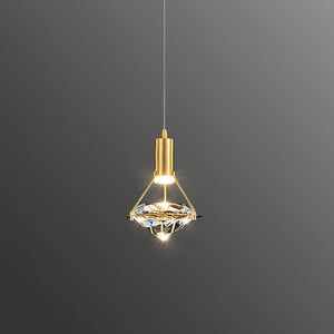 Elysianire Suspension Laiton Cristal Élégante - Neutralighting