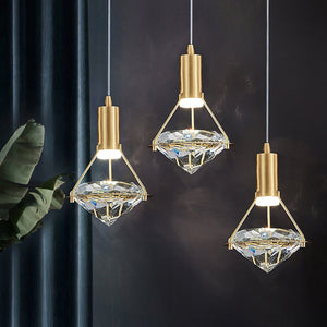 Elysianire Suspension Laiton Cristal Élégante - Neutralighting