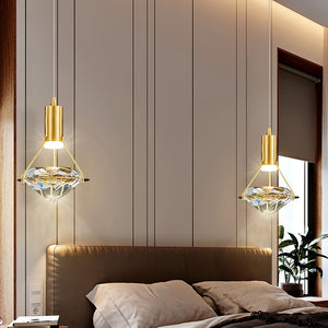 Elysianire Suspension Laiton Cristal Élégante - Neutralighting