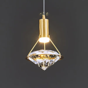 Elysianire Suspension Laiton Cristal Élégante - Neutralighting
