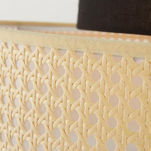 Zerither Lampe Pendante Rattan Tissu - Neutralighting