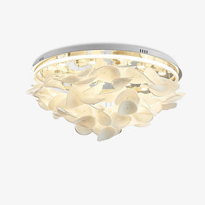 Lustra Lampe de plafond florale française en pétales pour maisons modernes - Neutralighting