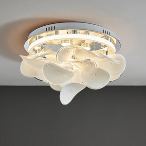 Lustra Lampe de plafond florale française en pétales pour maisons modernes - Neutralighting