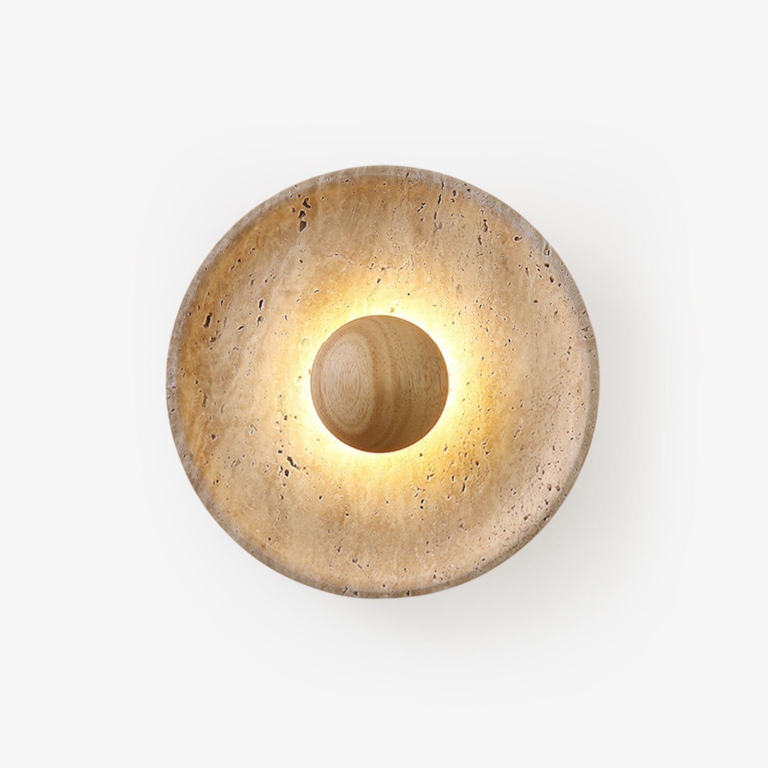 Aveny Applique Murale Sun en Travertin - Neutralighting
