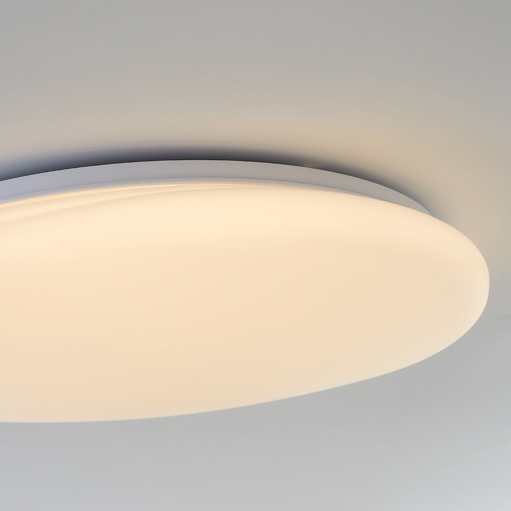Sayu Plafonnier Galet Moderne Blanc. Salon - Neutralighting