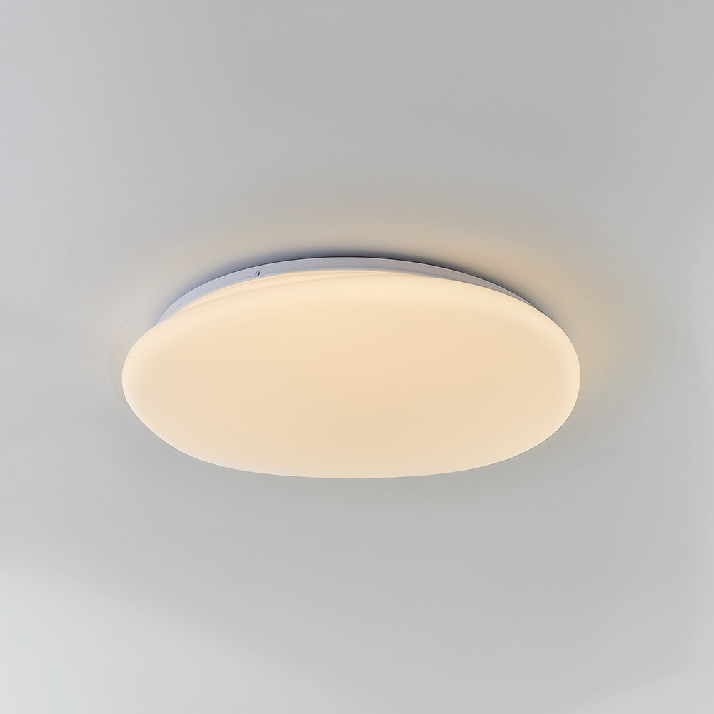 Sayu Plafonnier Galet Moderne Blanc. Salon - Neutralighting