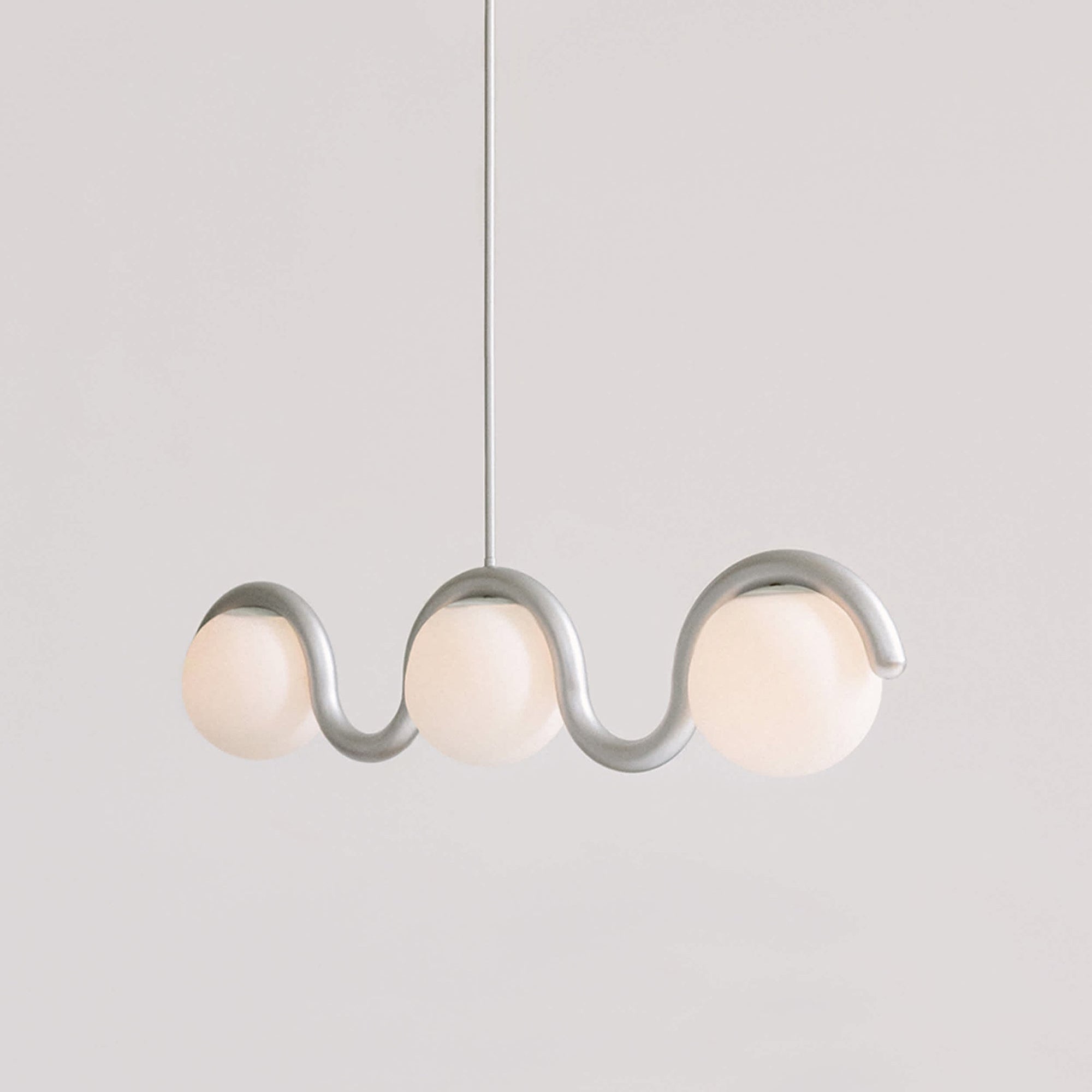 Uveta Lustre Linéaire Rouge & Argenté - Neutralighting