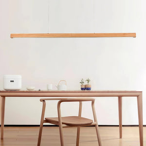 Elowen Suspension linéaire minimaliste en bois - Neutralighting