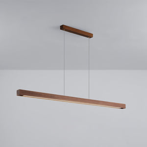 Elowen Suspension linéaire minimaliste en bois - Neutralighting