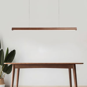 Elowen Suspension linéaire minimaliste en bois - Neutralighting