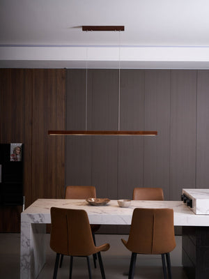 Elowen Suspension linéaire minimaliste en bois - Neutralighting