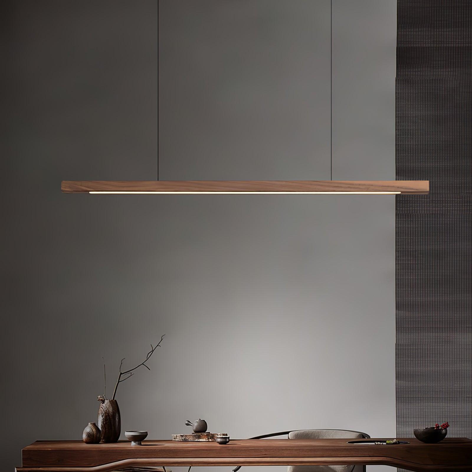 Xylo Suspension Linéaire Design en Bois - Neutralighting