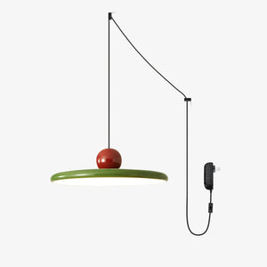 Lustra Lampe Pendante Swag Verte et Rouge - Neutralighting
