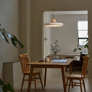 Opalyn Suspension Travertin Bois - Neutralighting