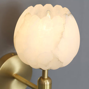 Ralin Applique Murale Fleurs en Albâtre - Neutralighting