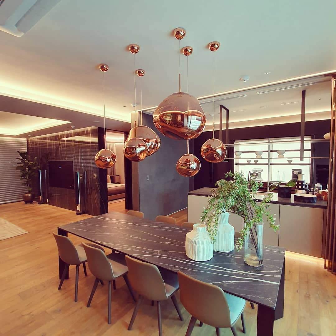 Lustra Suspension Luminaire Moderne Verre Lava - Neutralighting