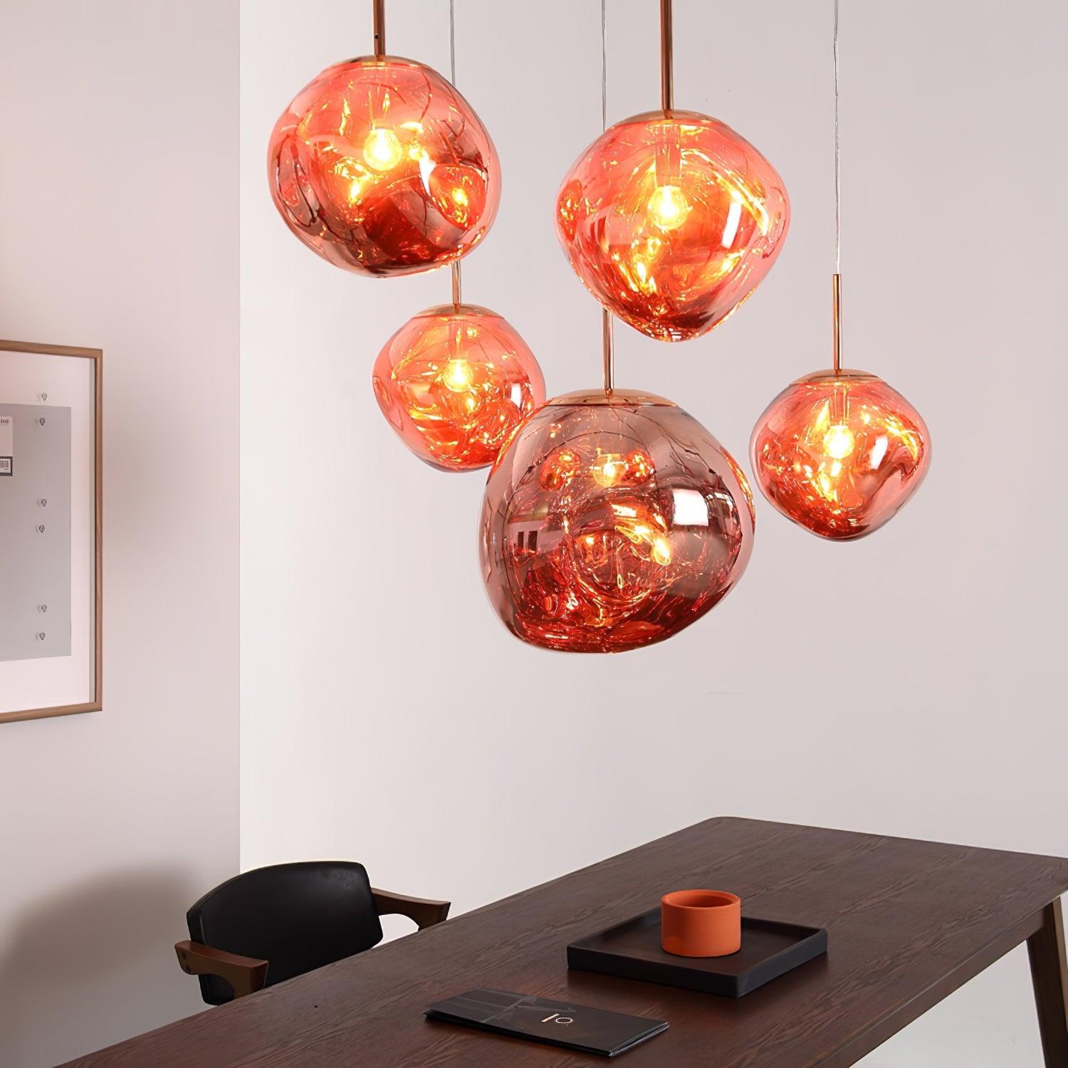 Lustra Suspension Luminaire Moderne Verre Lava - Neutralighting