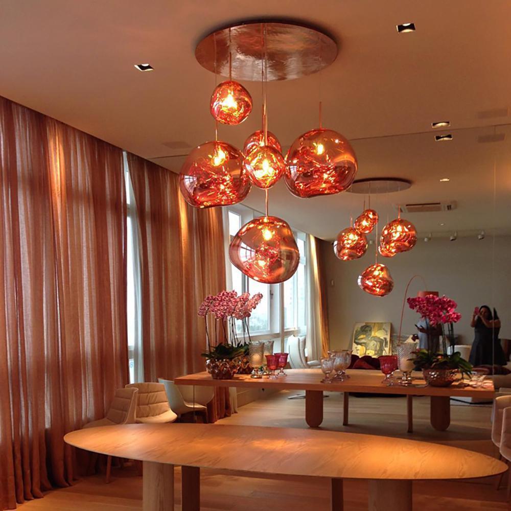 Lustra Suspension Luminaire Moderne Verre Lava - Neutralighting
