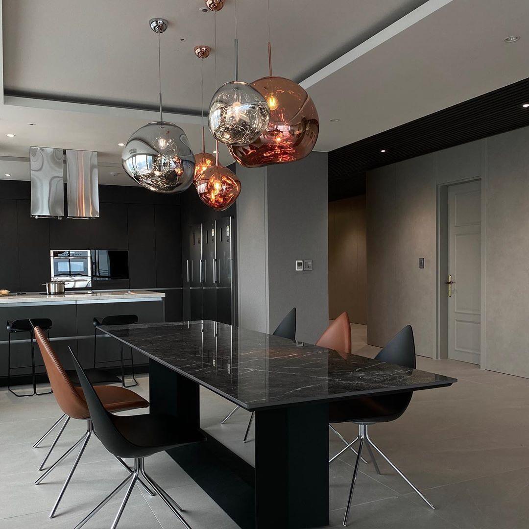 Lustra Suspension Luminaire Moderne Verre Lava - Neutralighting