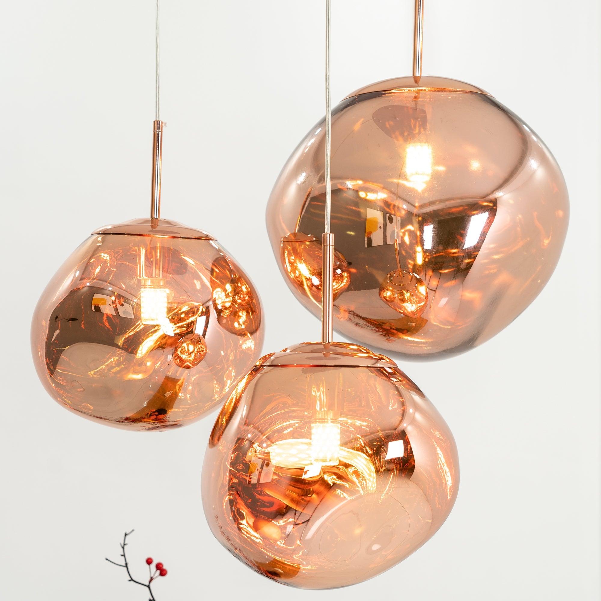 Lustra Suspension Luminaire Moderne Verre Lava - Neutralighting