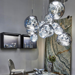 Lustra Suspension Luminaire Moderne Verre Lava - Neutralighting