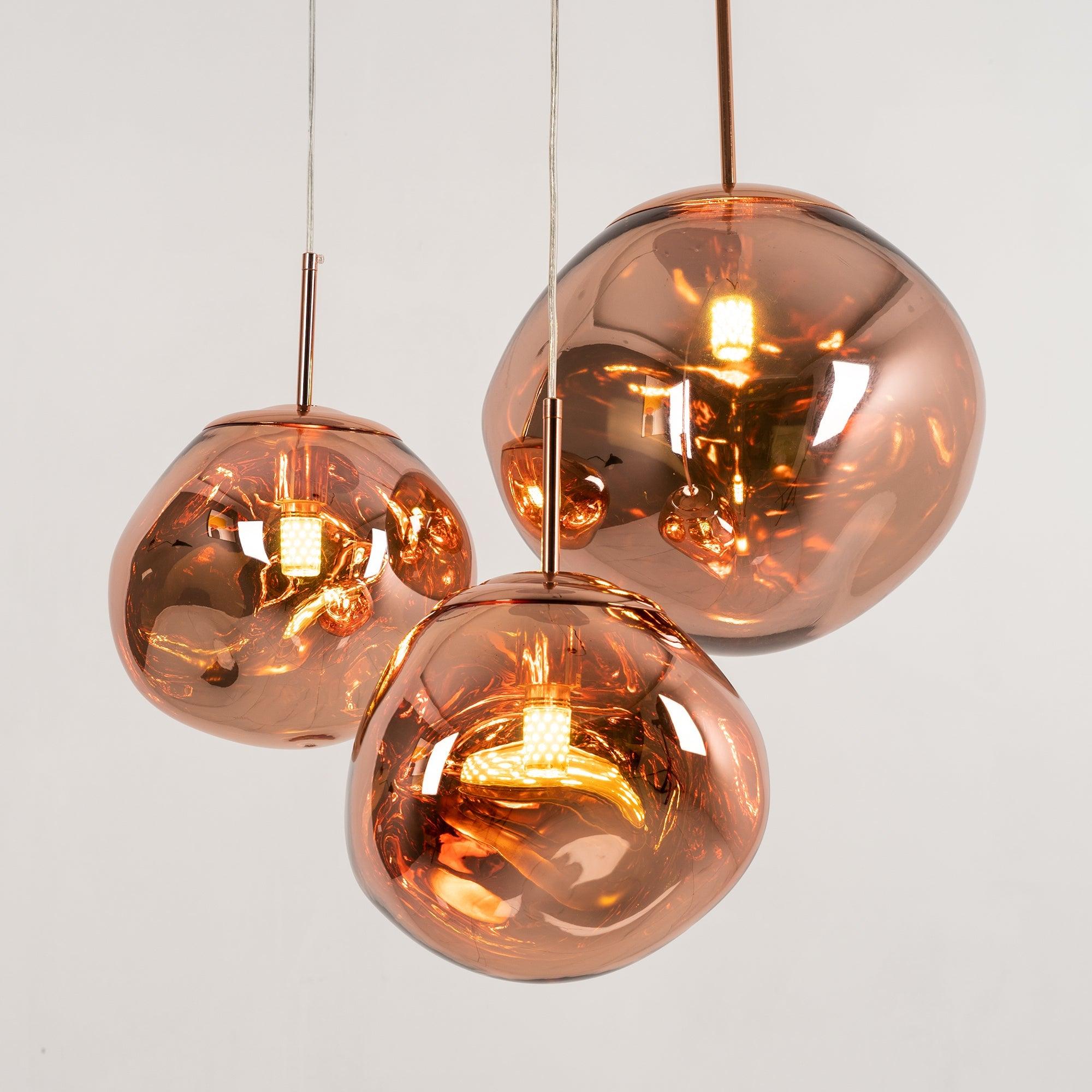 Lustra Suspension Luminaire Moderne Verre Lava - Neutralighting
