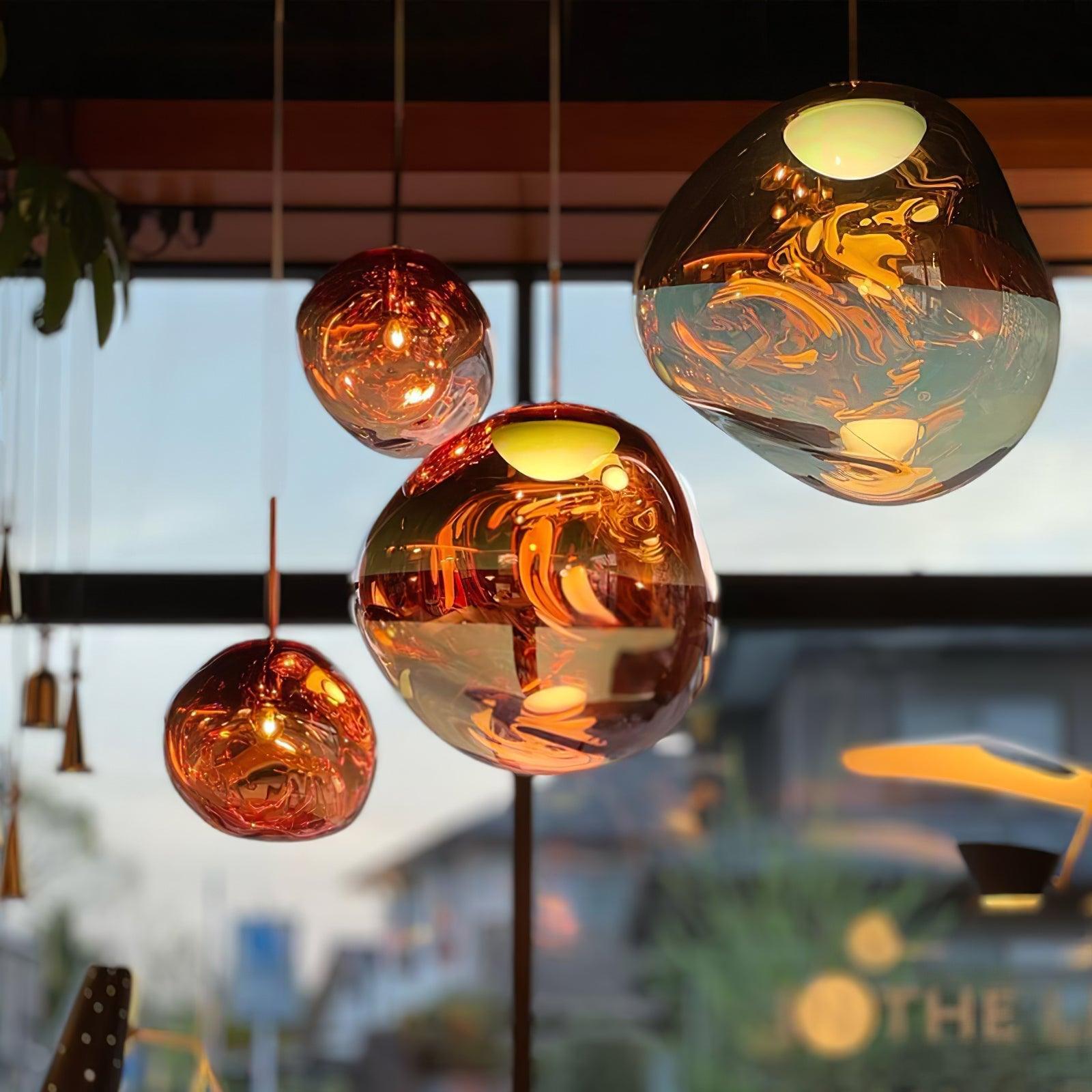 Lustra Suspension Luminaire Moderne Verre Lava - Neutralighting