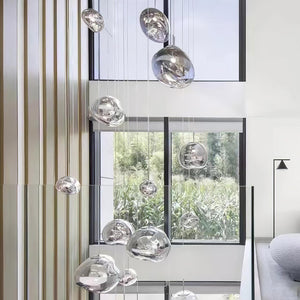 Lustra Suspension Luminaire Moderne Verre Lava - Neutralighting
