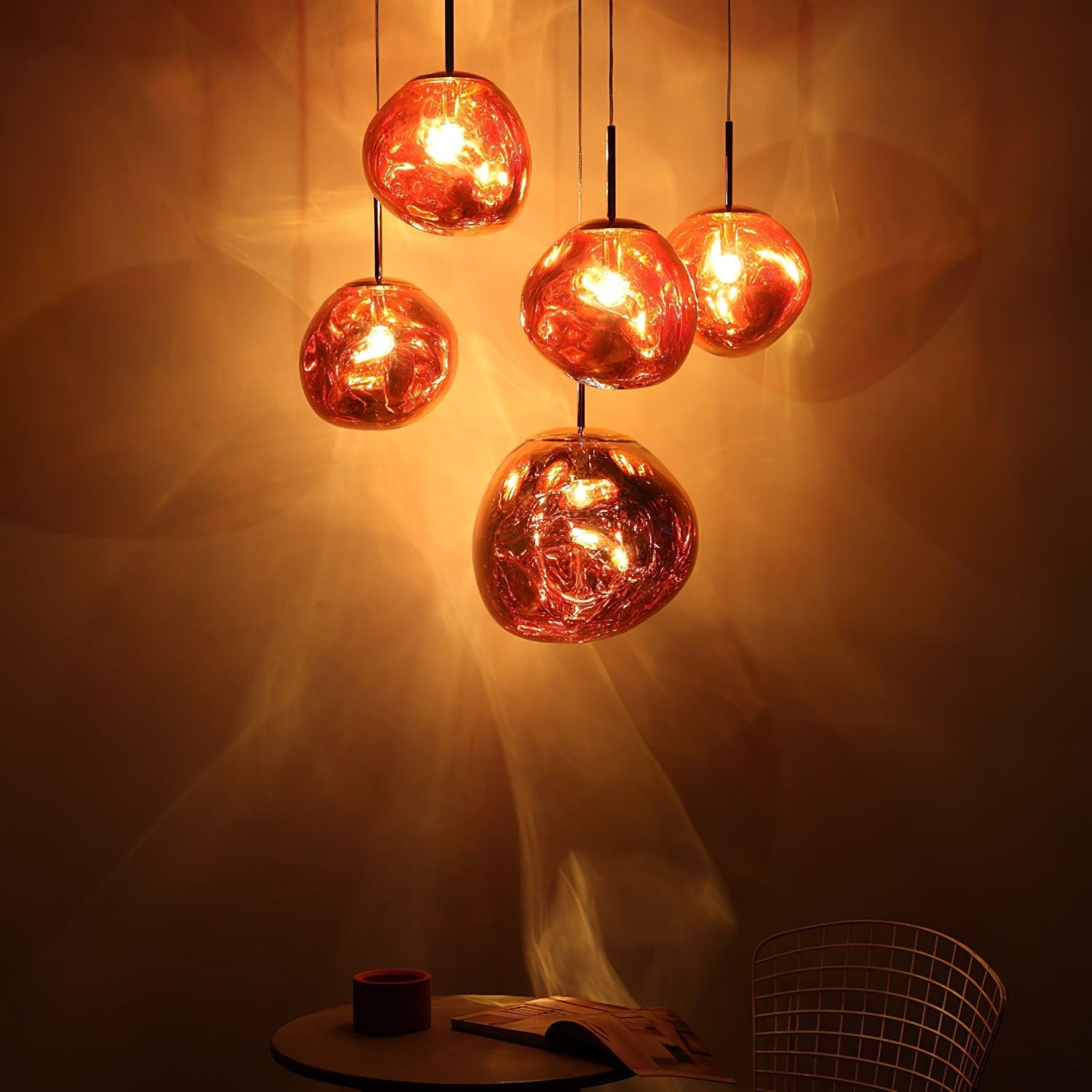 Lustra Suspension Luminaire Moderne Verre Lava - Neutralighting