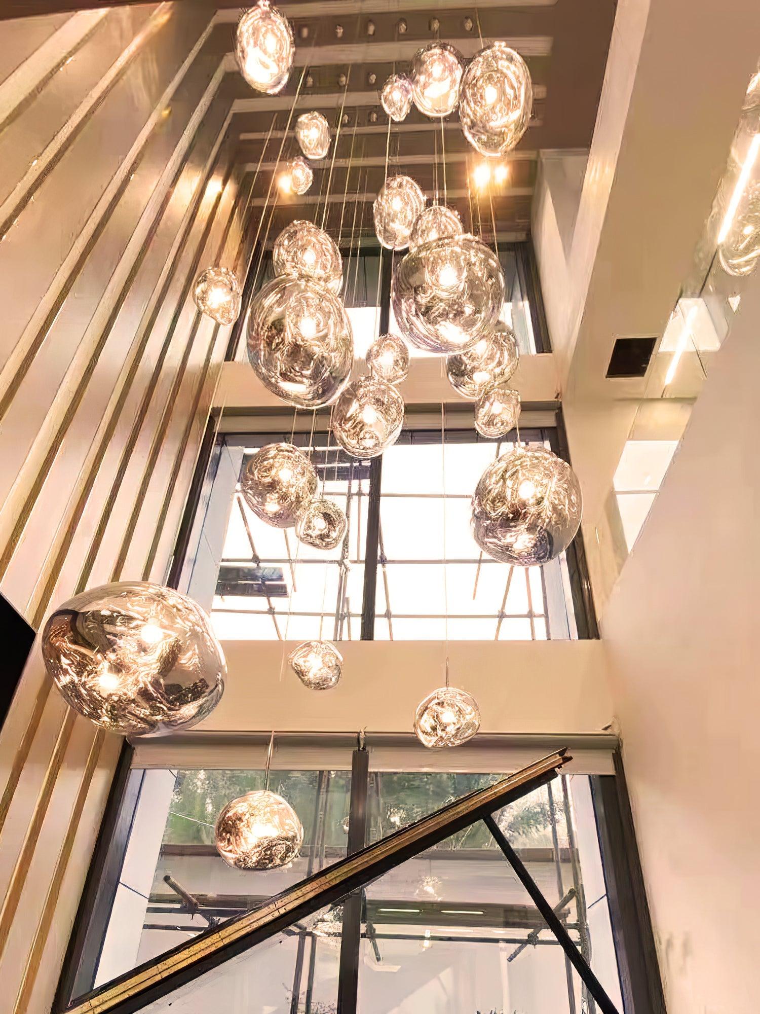 Lustra Suspension Luminaire Moderne Verre Lava - Neutralighting