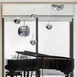 Lustra Suspension Luminaire Moderne Verre Lava - Neutralighting