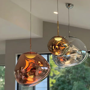 Lustra Suspension Luminaire Moderne Verre Lava - Neutralighting