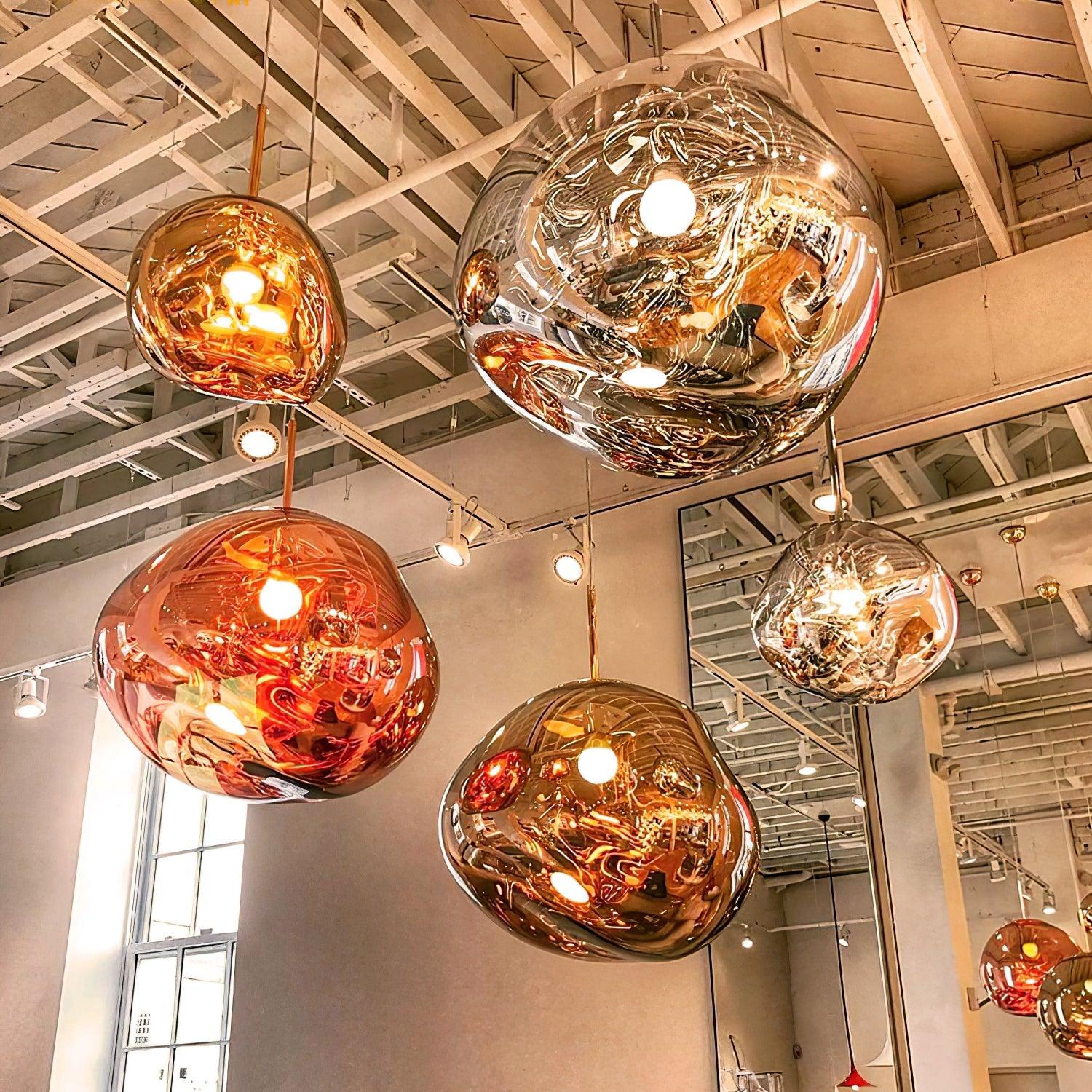 Lustra Suspension Luminaire Moderne Verre Lava - Neutralighting